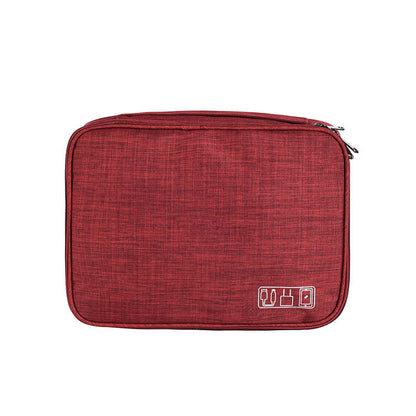 Waterproof Travel Cable Organizer Bag Portable Digital Electronics Storage Pouch for USB Cables Chargers & Gadgets