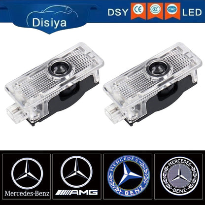 Welcome Light for Mercedes-Benz Door Logo Projection Laser Light, Compatible with CLA, CLS, A207, C207 Models