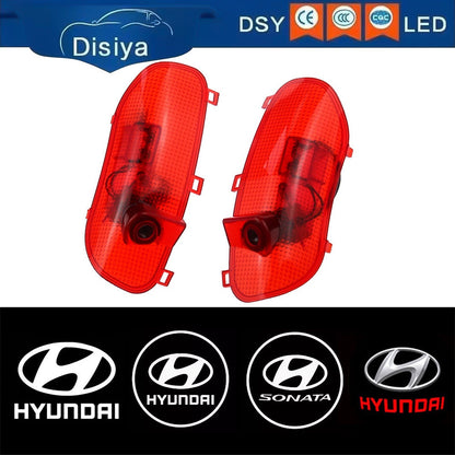 Suitable for modern welcome lights Sonata 8 special car welcome lights laser spotlights projection lights