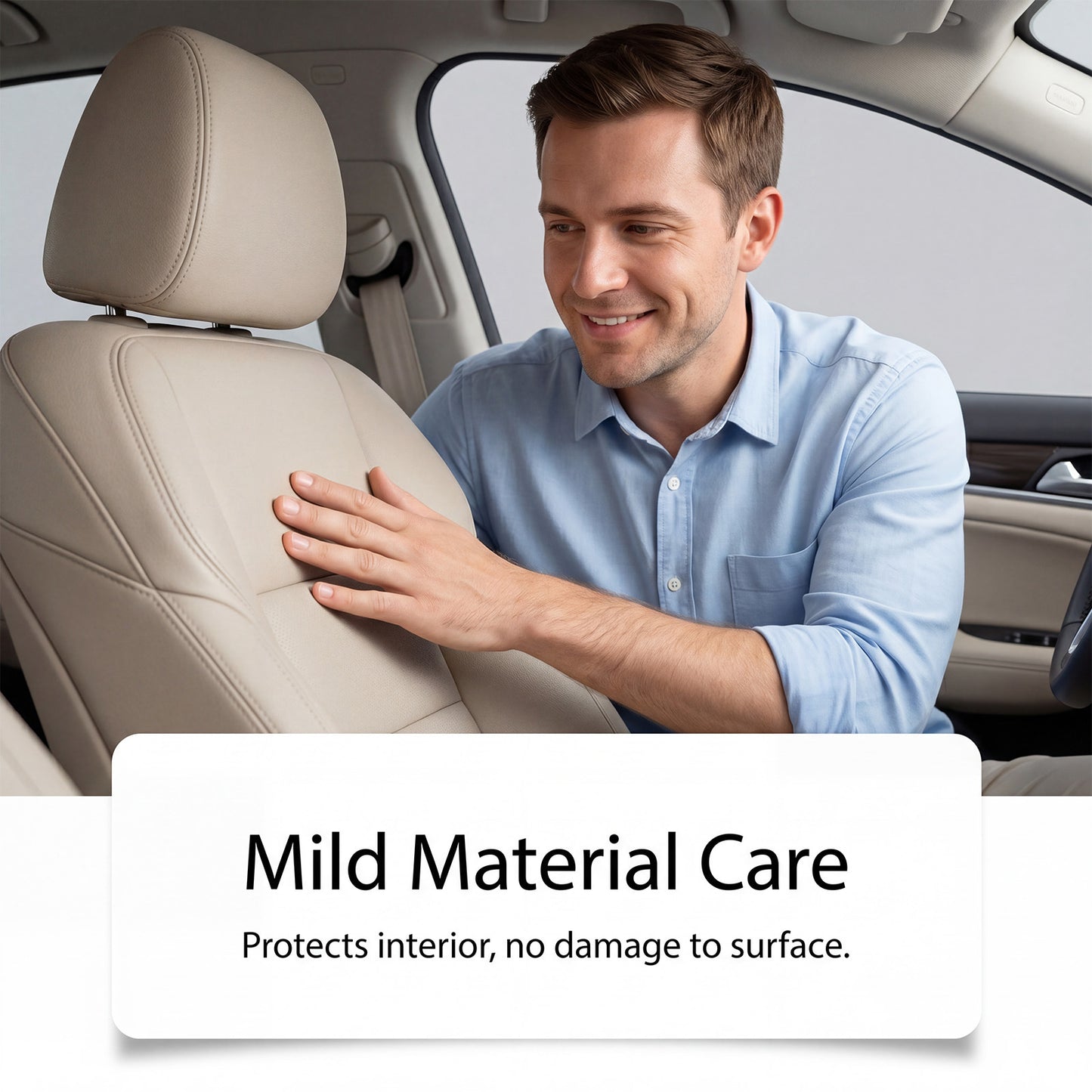 Deep cleaning and non scrubbing universal multi effect cleaner for automotive interiors
